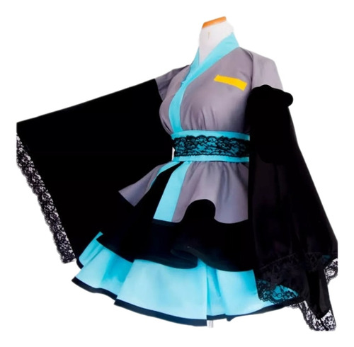 Yukata Cosplay Miku Hatsune Vocaloid Disfraz