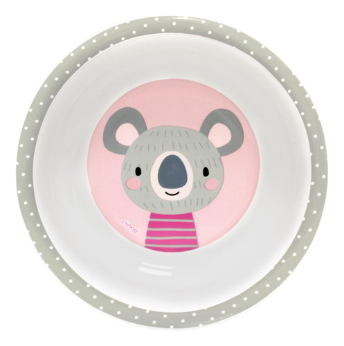 Kit de comida Clingo Koala rosa y gris Mod 1