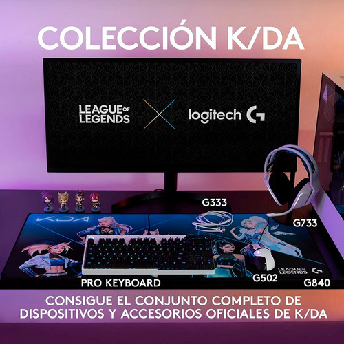 Imagen 6 de 7 de Fpc Teclado Mecánico Gamer Logitech G Pro K-da Tkl Rgb