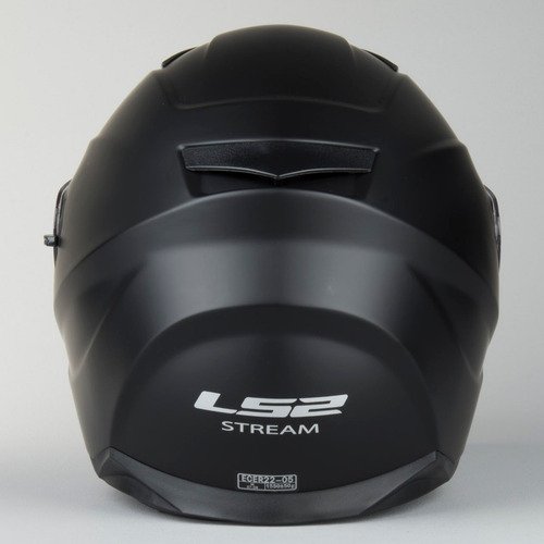 Imagem 7 de 10 de Capacete Ls2 Ff320 Stream Preto Fosco Com Viseira Solar