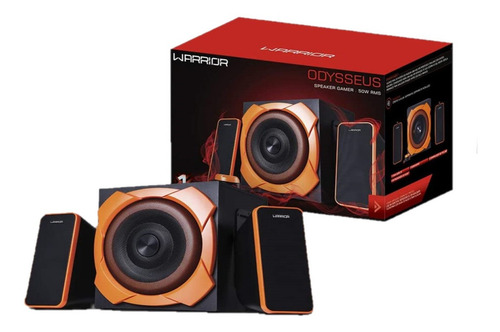 Imagem 7 de 7 de Caixa Gamer Warrior Subwoofer 6,5 Grave Forte 50w Rms Top