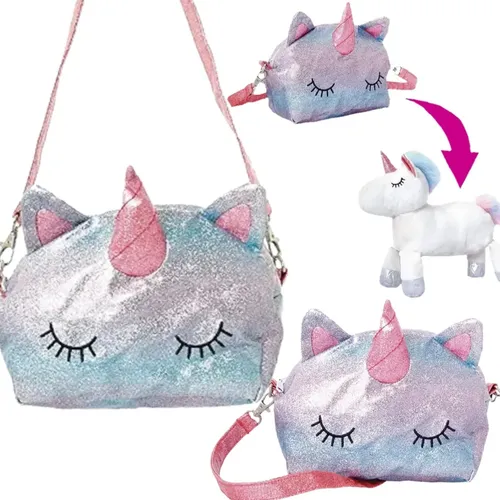Peluche Cartera Unicornio Em