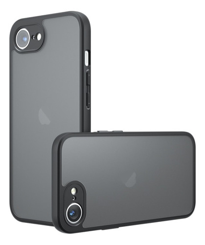 Capa Fosca Preta Anti Choque E Resistente Para iPhone 16e