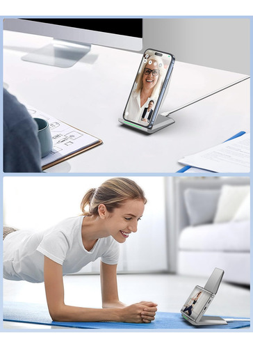 Cargador Inalámbrico Rápido Nanami Qi Para Iphone Y Samsung