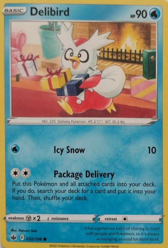 Pokémon Tcg Delibird 032/198