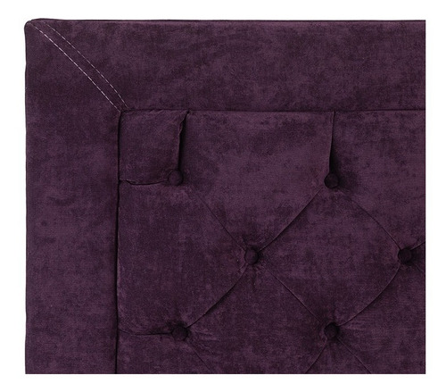 Cabecera Queen Size Dicasa Mary Morado Color Violeta