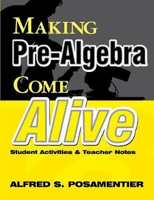 Libro Making Pre-algebra Come Alive - Alfred S. Posamentier