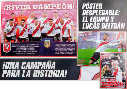 River Campeón Liga Profesional 2023 * Revi Poster Semanario