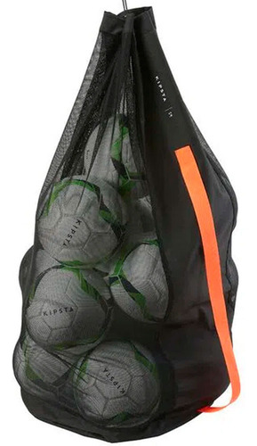 Kipsta Saco Para 16 Bolas De Futebol Cor Preto