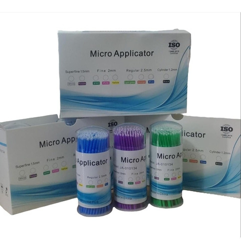 Microbrush De Uso Dental 100u Microaplicadores