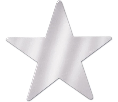 Beistle 57027-b Recortes De Estrellas Azul Metalico