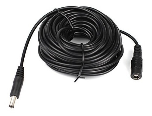 Vanxse®cctv 10m30ft 21x55mm Dc 12v Cable De Extension De Al