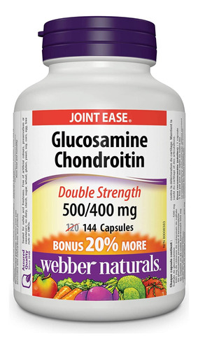 Webber Naturals Glucosamina 500 Mg Y Condroitina 400 Mg Sulf