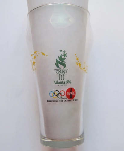 Copa De Vidrio De Las Olimpiadas Atlanta 96 Vaso De Cocacola