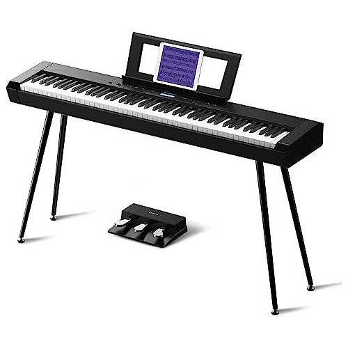 Piano Digital Starfavor Sp-20 De 88 Teclas Con Soporte Y