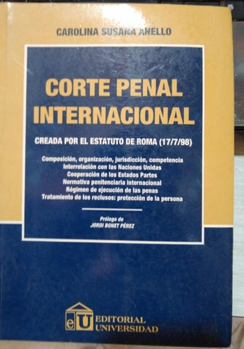 Corte Penal Internacional | Ed. Universidad