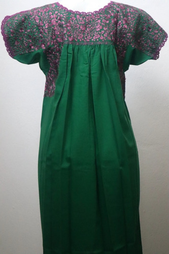 Vestido Corto San Antonino Verde Pasto/palo De Rosa Talla-s | Meses sin  intereses