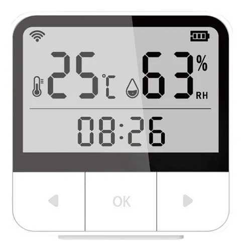comprar Tuya Wifi Sensores Inteligentes De Temperatura Humedad Fecha
