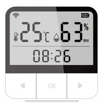 Comprar Tuya Wifi Sensores Inteligentes De Temperatura Humedad Fecha