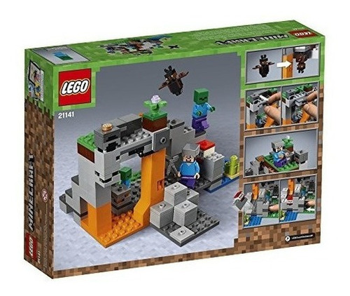 Juego Lego De Construcción Minecraft The Zombie Cave