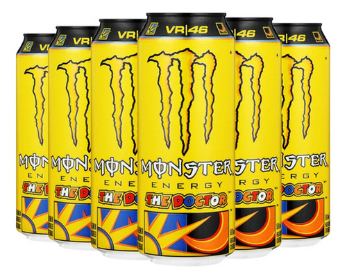 Bebida Energizante Monster Energy The Doctor Amarilla X6