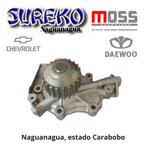 Bomba De Agua Chevrolet Spark / Daewoo Matiz 