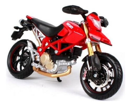 Maisto Ducati Hypermotard 1/18 Modelo Fundido A Troquel Rojo