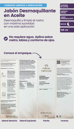 Jabón en Aceite Desmaquillante Chronos