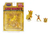 Comprar American Diorama Lion Dance 2 Figuras Para Diorama 1\u002F64 Meta Color Amarillo