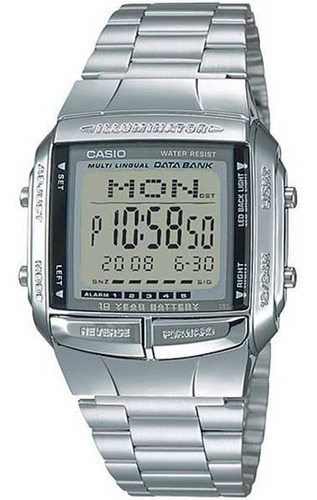 Casio Db-360 Data Bank Telememo Iluminador Acero - Original