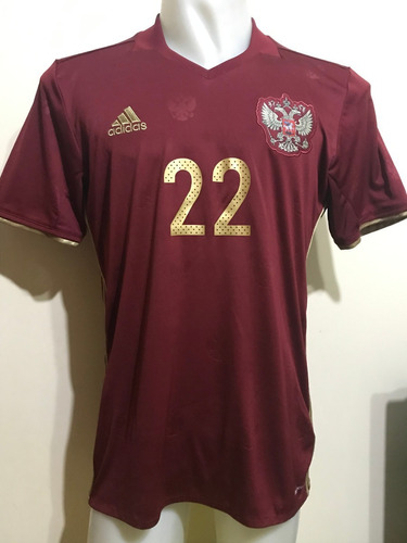Camiseta Rusia Euro Francia 2016 Dzyuba #22 Spartak Zenit L