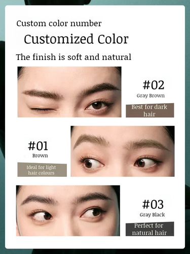 Vo Lápiz De Cejas Impermeable Y Resistente Al Sudor, 2