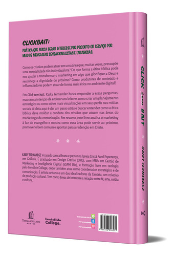 Haz clic sin cebo, de Kaiky Fernandez. Editora Thomas Nelson Brasil, tapa dura en portugués