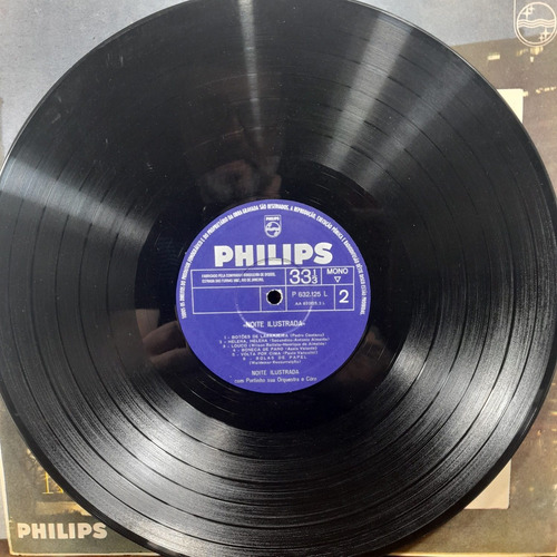 Vinil Lp Noite Ilustrada Mono Portinho E Orquestra Ótimo