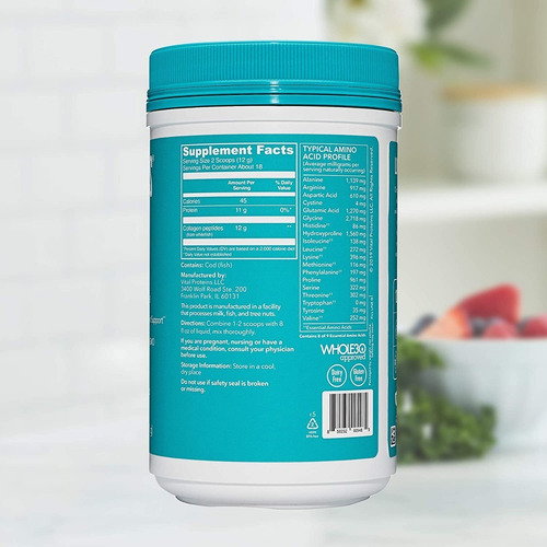 Imagen 3 de 6 de Vital Proteins Marine Collagen - Colágeno 221g (7.8oz)