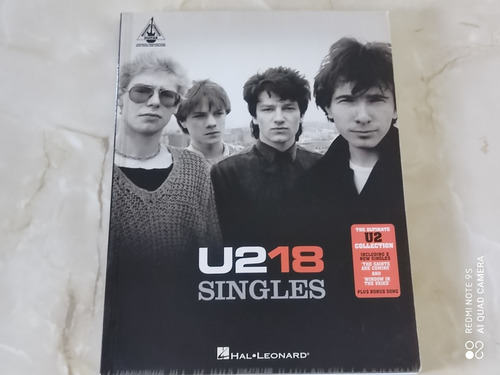 U2 18 Singles Book Tabs, Chords, Lyrics, Partitura  Guitarra