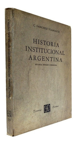 Historia Institucional Argentina 2ª Ed Corregida - C Sanchez