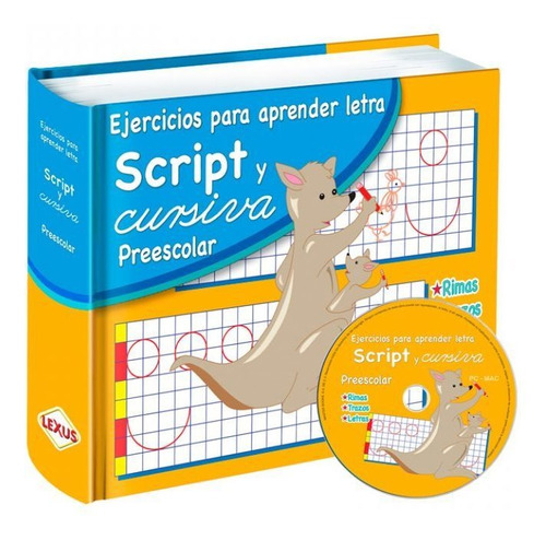 Script Y Cursiva Pre Escolar (ejercicios Para Aprender) 
