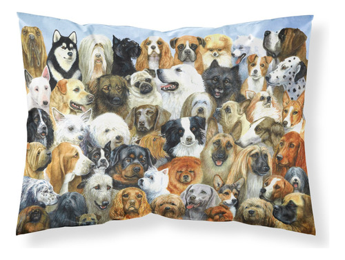 Caroline's Treasures Bdba0441pillowcase Fifty One Dogs - Fun