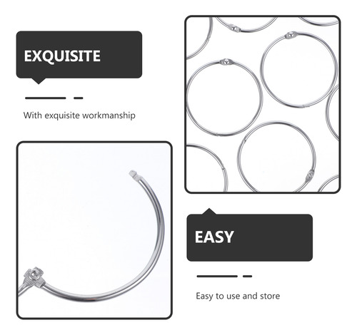 Accesorios Para Cortinas De Ducha Con Forma De Anillo De Met