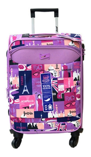 Valija Grande N1 Lsyd 28 Travel Time Estampada 91.9153a