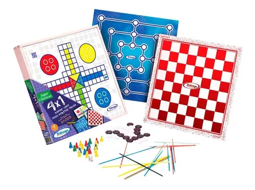 Jogo De Mesa Tabuleiro Dama Ludo Trilha Brinquedo Divertido