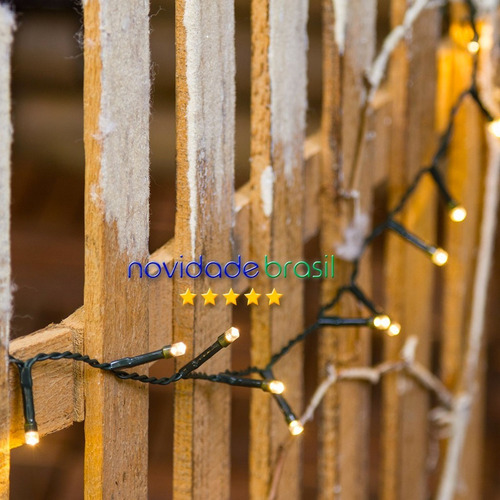 Imagem 6 de 10 de Cordão 500 Leds Prova D'água 47,5 Metros Bivolt 31v Natal