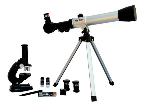 Vivitar Kit Telescopio Y Microscopio Telmic-20 - Mosca