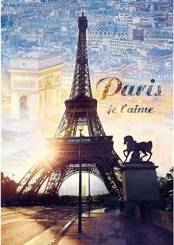 Rompecabezas Trefl París Al Amanecer 1000 Pz Torre Eiffel