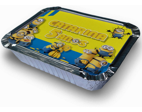 Kit C/ 50 Marmita Bolo Festa Personalizada 220gr