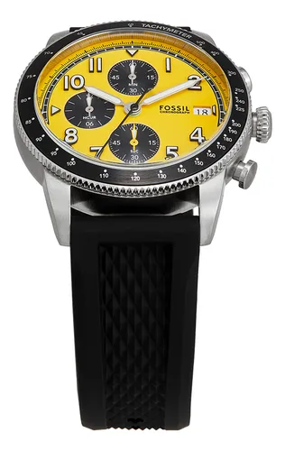 Reloj Hombre Fossil Sport Tourer De Silicona 42mm Fs6044