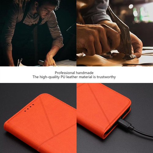 Funda De Piel Tipo Cartera Para Redmi Note 14 Pro 5g/note 14 Pro+ 5g Con Costuras Geométricas Y Ranuras Para Tarjetas