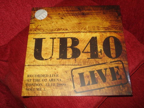 Vinilo Ub40 / Live - Volumen 1 (nuevo Y Sellado) 2 Lp