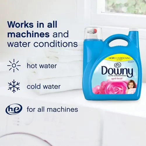 Downy Suavizante y Acondicionador De Ropa Ultra Concentrado, Aroma April Fresh, 5 litros Rinde 251 lavadas